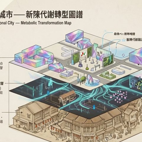 都市デジタルツイン経済学 — 都市の新陳代謝転換図譜